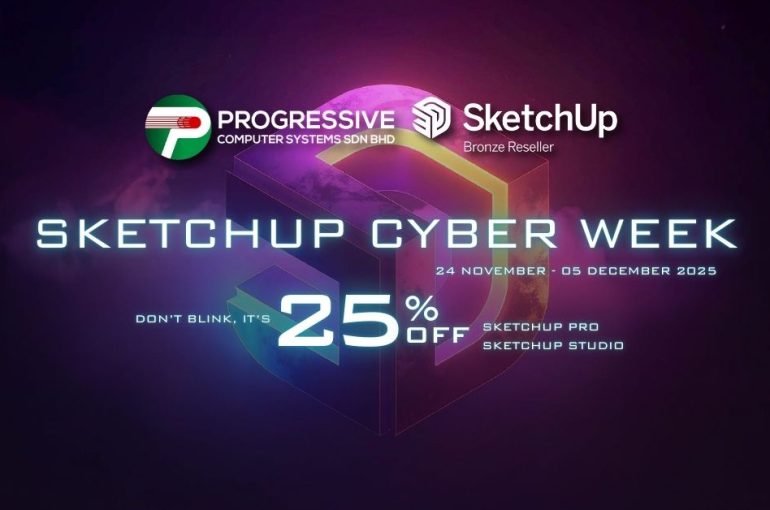 SketchUp Cyberweek Sale – Get 25% OFF SketchUp Pro & Studio!