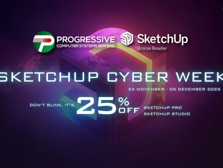 SketchUp Cyberweek Sale – Get 25% OFF SketchUp Pro & Studio!